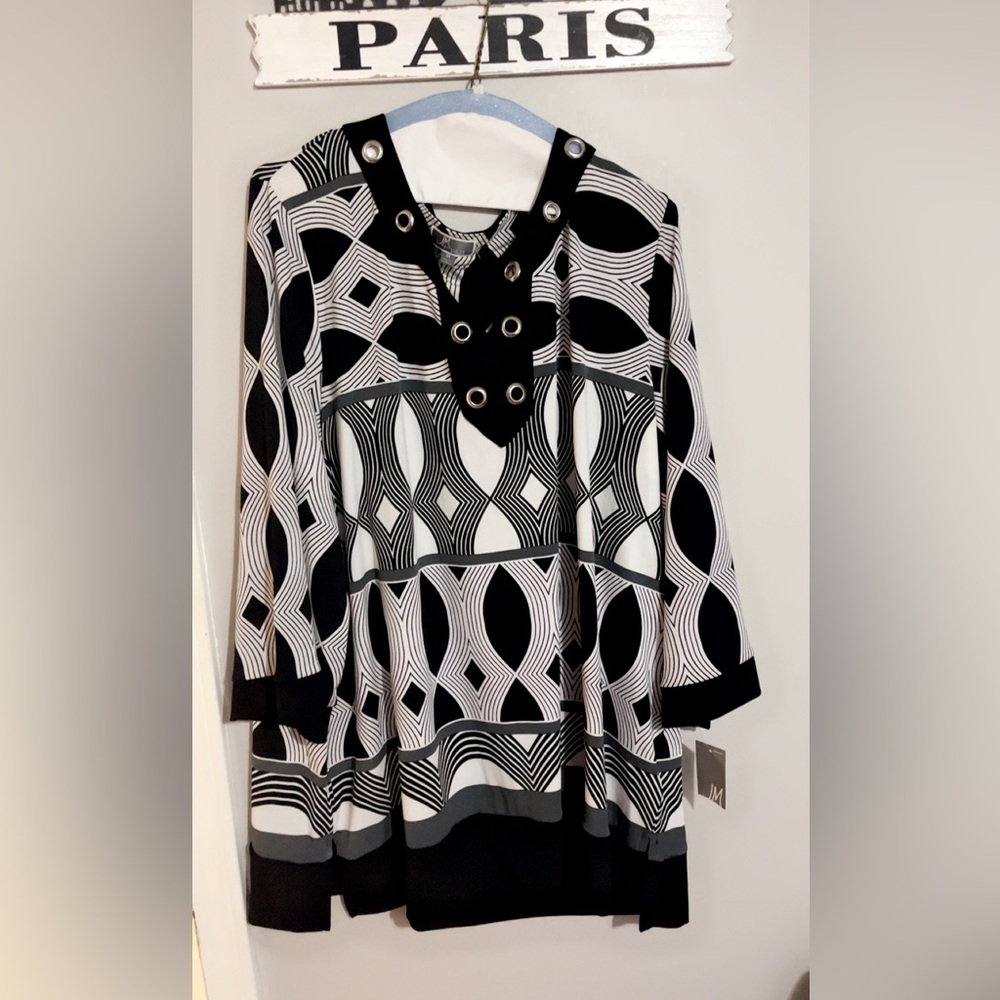 NWT Jm collection blouse size 3X